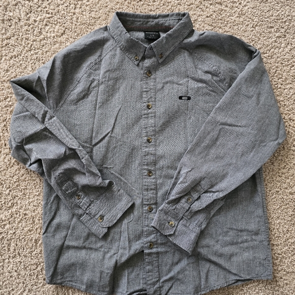 Mens Oakley Long Sleeve Button Shirt - Picture 3 of 3